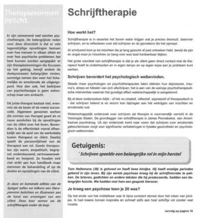 schrijftherapie